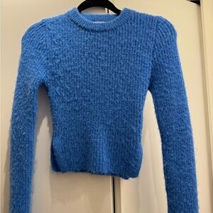 Blue Wooly Sweater!